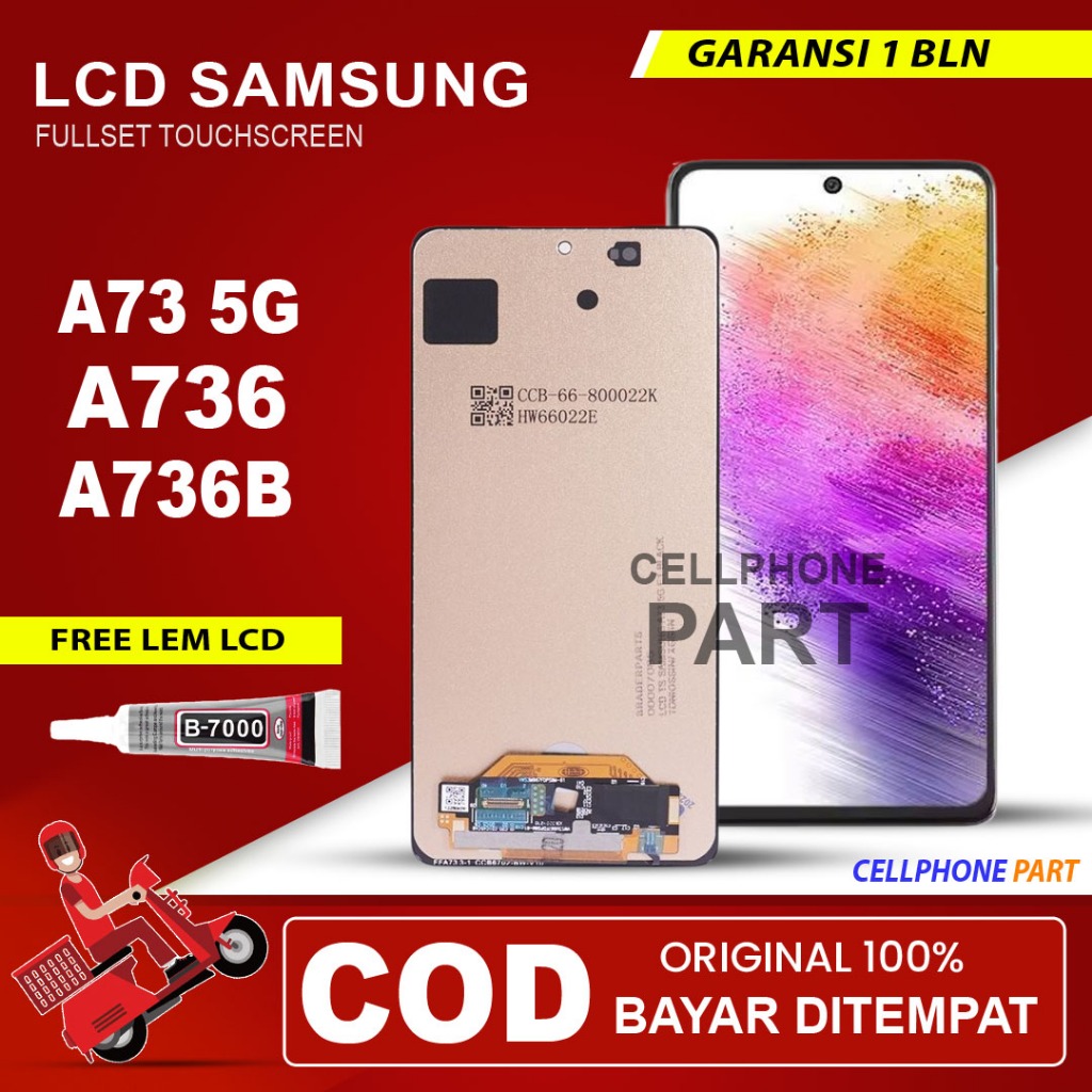 LCD SAMSUNG A73 5G / A736 / A736B FULLSET TOUCHSCREEN