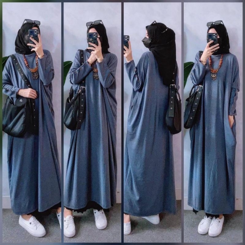 Midi inara Batwing Wanita