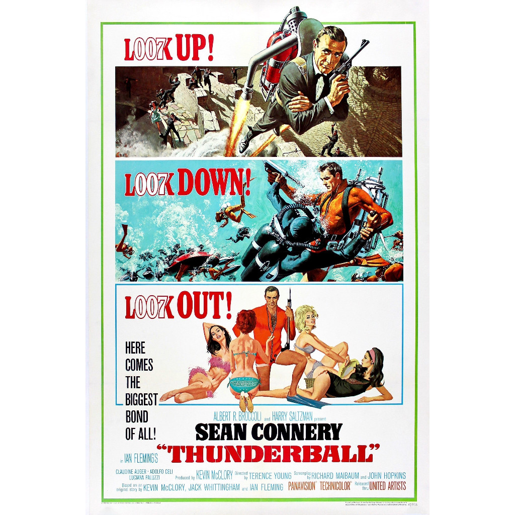 Poster Eksklusif James Bond -THUNDERBALL
