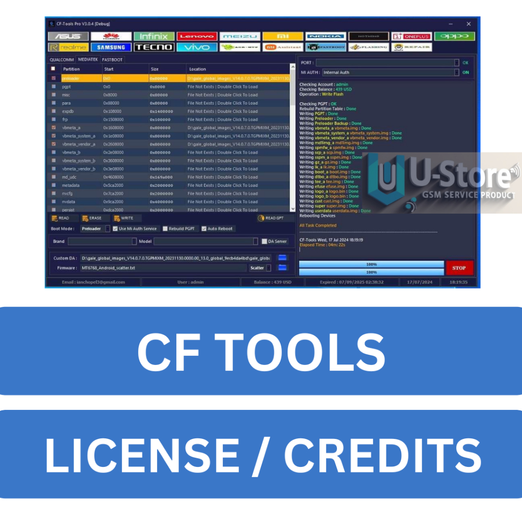 CF TOOLS CREDITS REFILL (READY STOK)