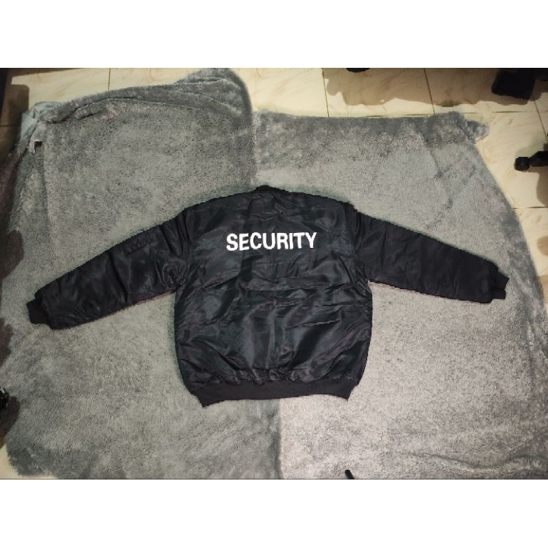 Jaket Bomber Security Second