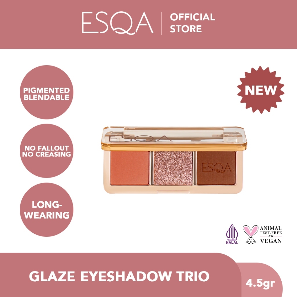 ESQA Glaze Eyeshadow Trio 4.5gr