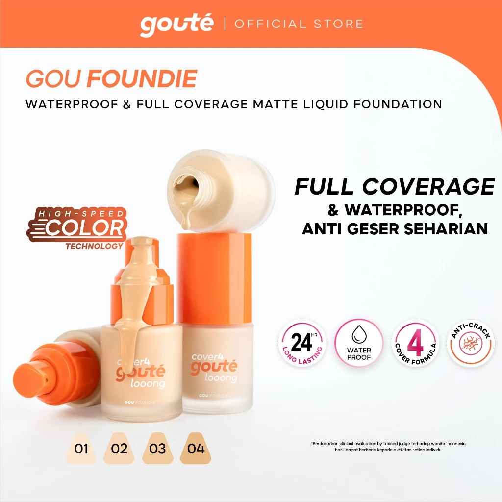 gouté Goufoundie - Full Coverage Matte Liquid Foundation