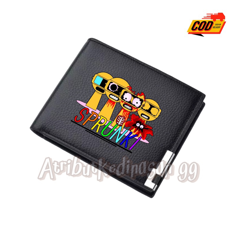 Dompet anak Sprunki Garnold Phase BISA COD dompet lipat kulit