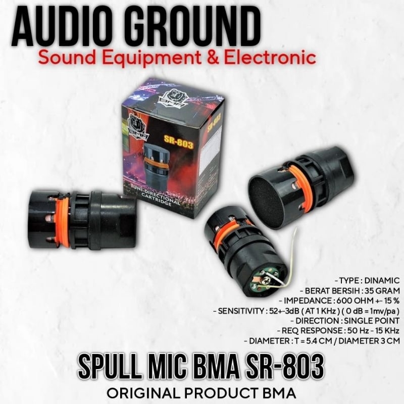 SPULL MICROPHONE BMA SR-803 ORIGINAL