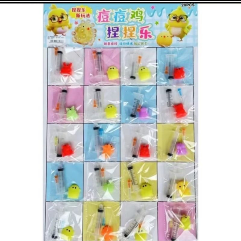 Mainan anak Boneka squishy suntik