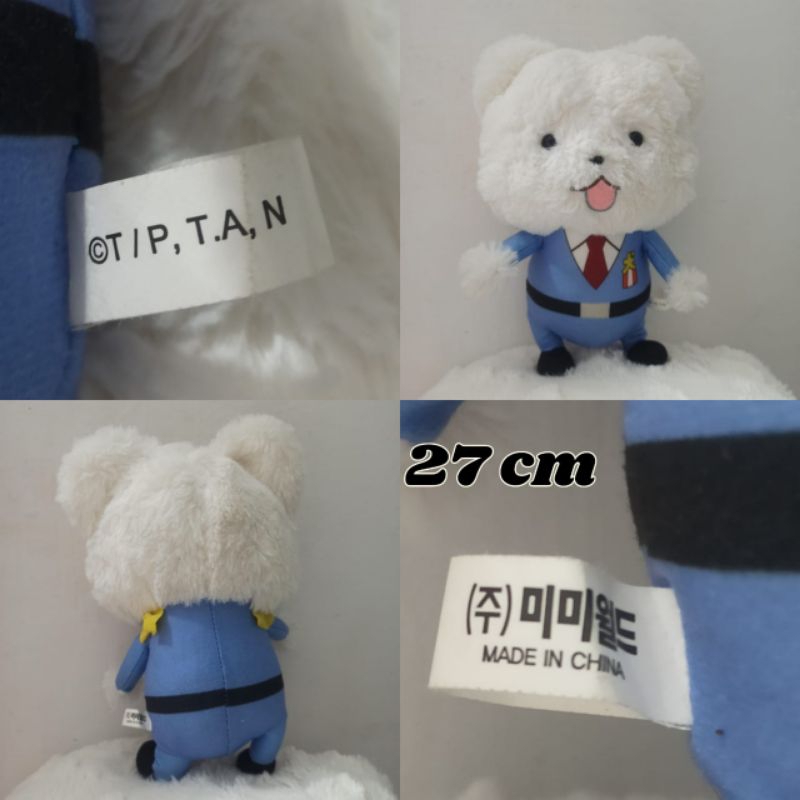 boneka karakter polisi plush doll