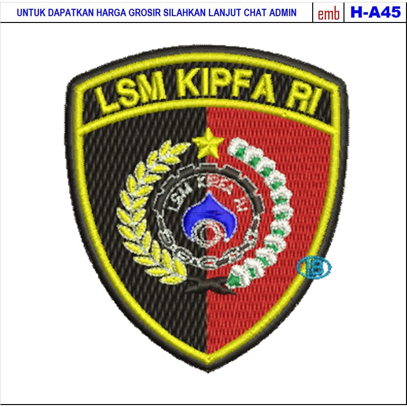 PATCH BORDIR LOGO H-A45 LSM KIPFA RI
