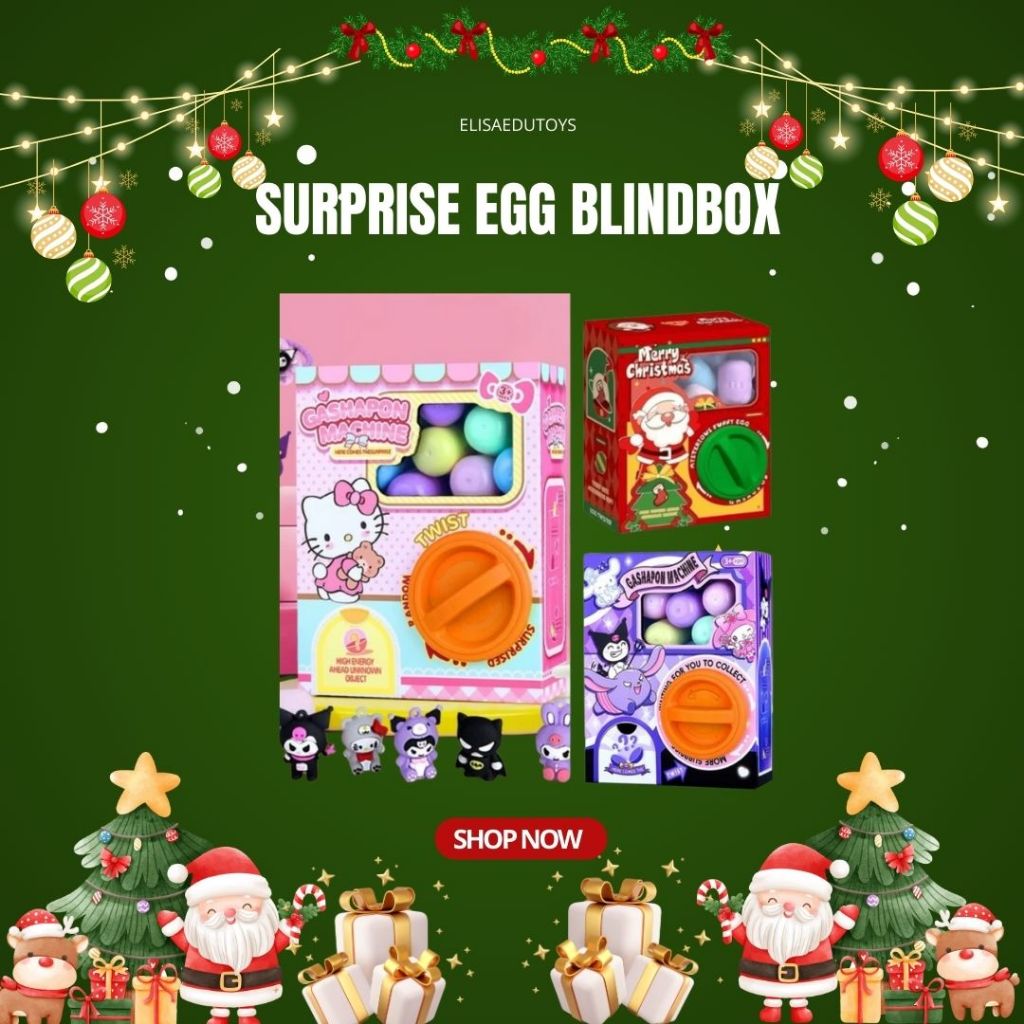 surprise egg blindbox mainan telur