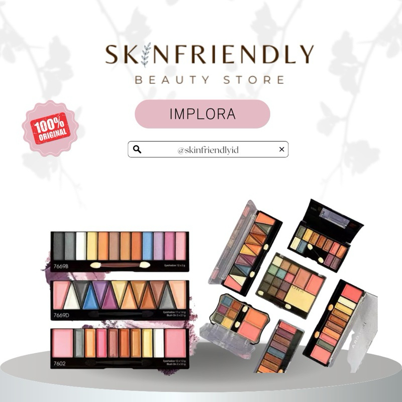 [READY] Implora Eyeshadow Blush On Pallete