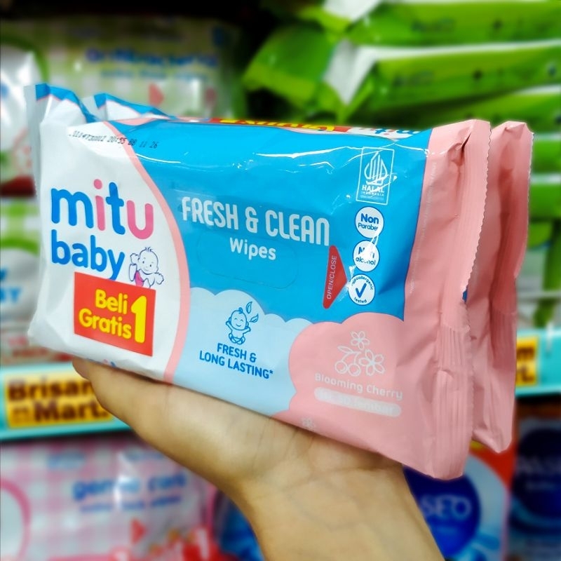 Tissue Basah Mitu Fresh & Clean 50s