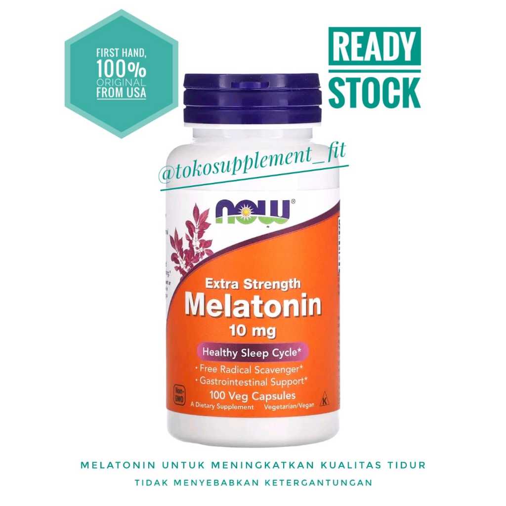 NOW Melatonin Extra Strength 10 mg