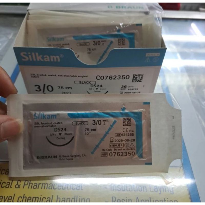 Silkam 3/0 DS24 Cutting Per Pcs