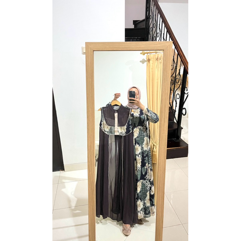 LULLA DRESS SET OUTER PISAH/GAMIS SET OUTER