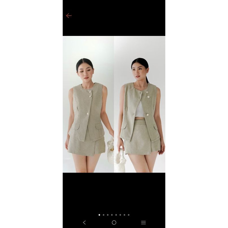preloved outer blazer rompi ukuran s-m