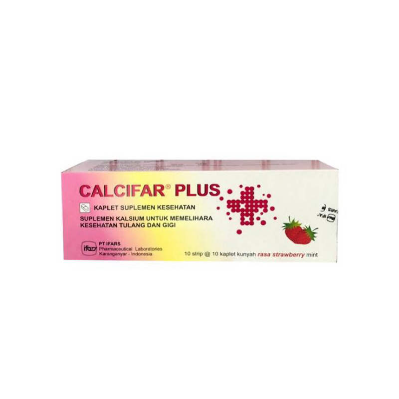Calcifar Plus Suplemen Kesehatan BOX 100 KAPLET