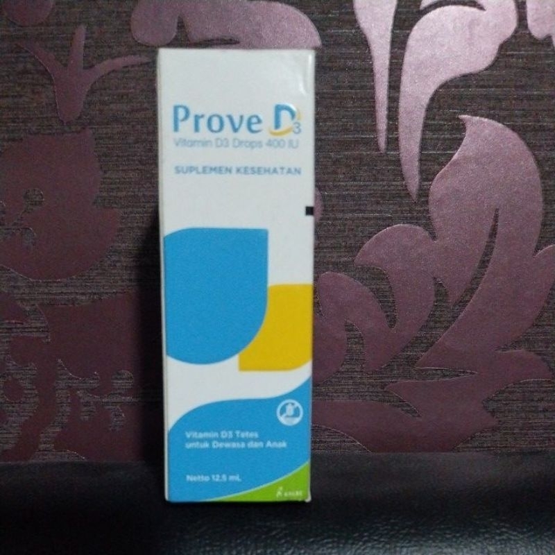 prove D3 drop untuk dewasa dan anak