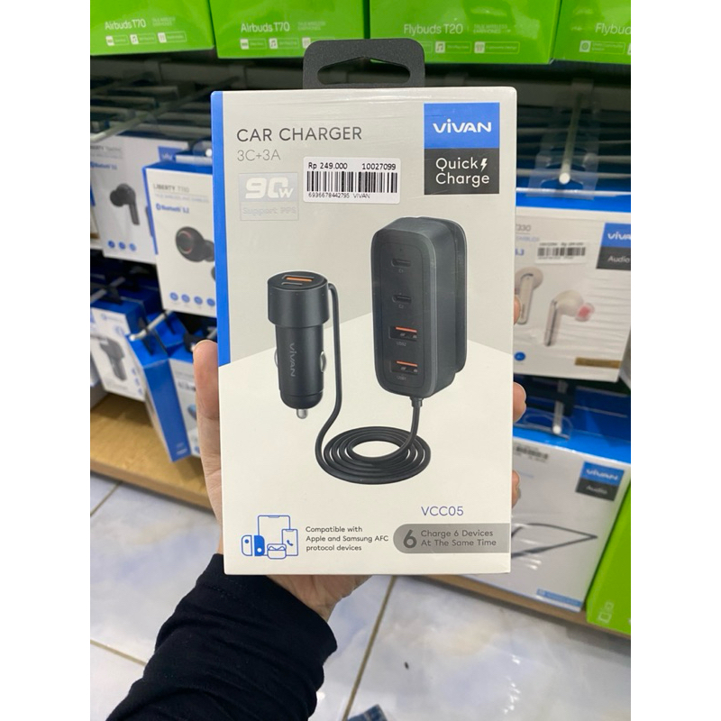 Vivan Quick Charge Car Charger VCC05