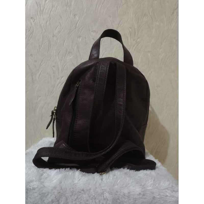 Tas Backpack Megan Maroon Mini
