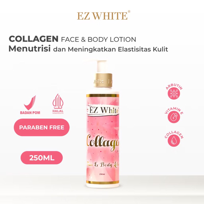 EZ White Collagen Face & Body Lotion
