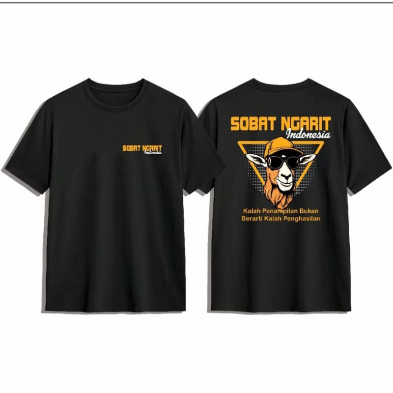 KAOS SOBAT NGARIT KAMBING SEGITIGA NEW