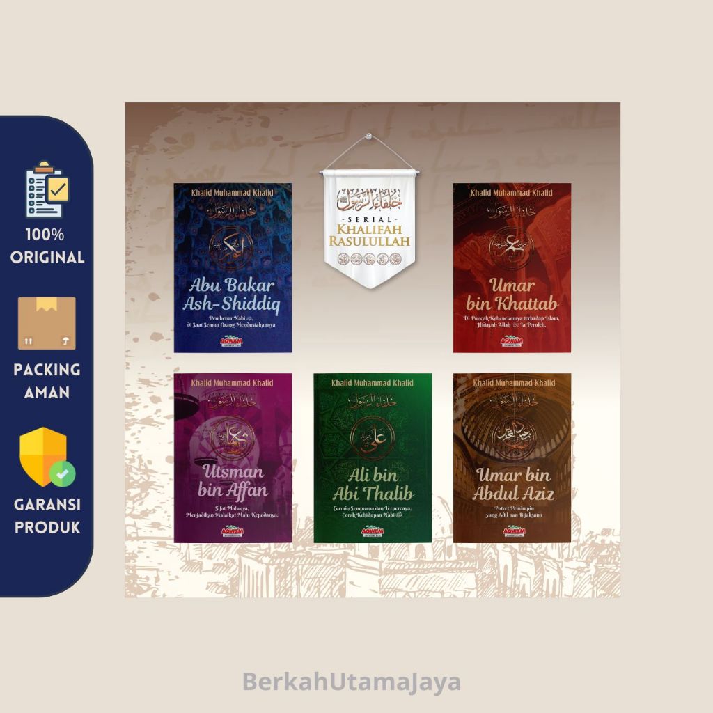 Paket Serial Khalifah Rasulullah | Khalid Muhammad Khalid