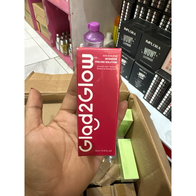 Glad2Glow AHA BHA PHA peeling solution