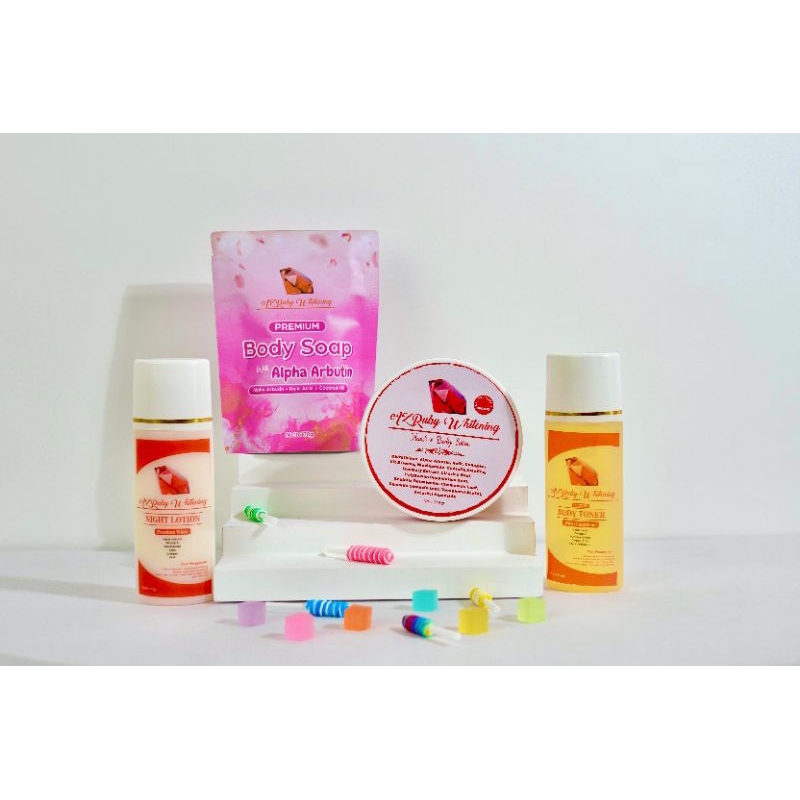 PAKET AZ RUBY WHITENING ISI 4