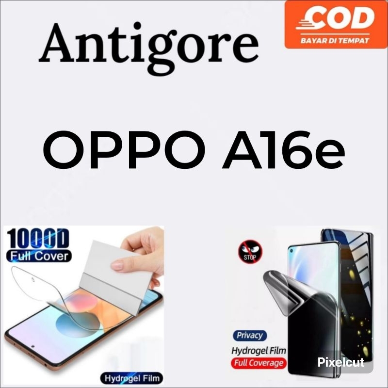 antigores hydrogel all type oppo a16e