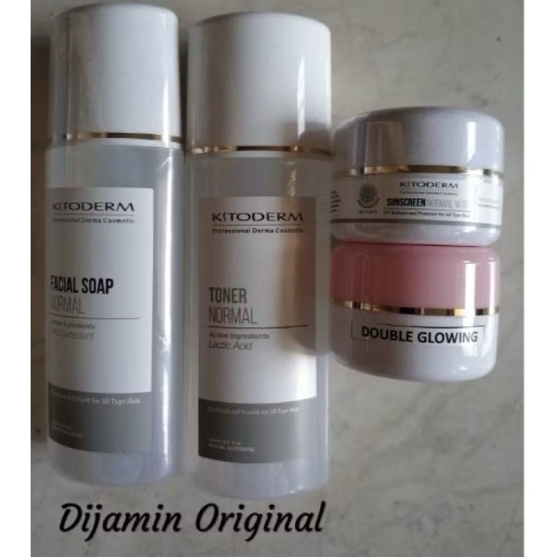 Paket double glowing cream normal series