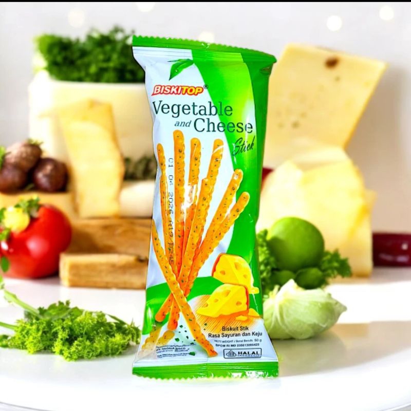 Biskuit stik vegetable cheese isi 40 pcs