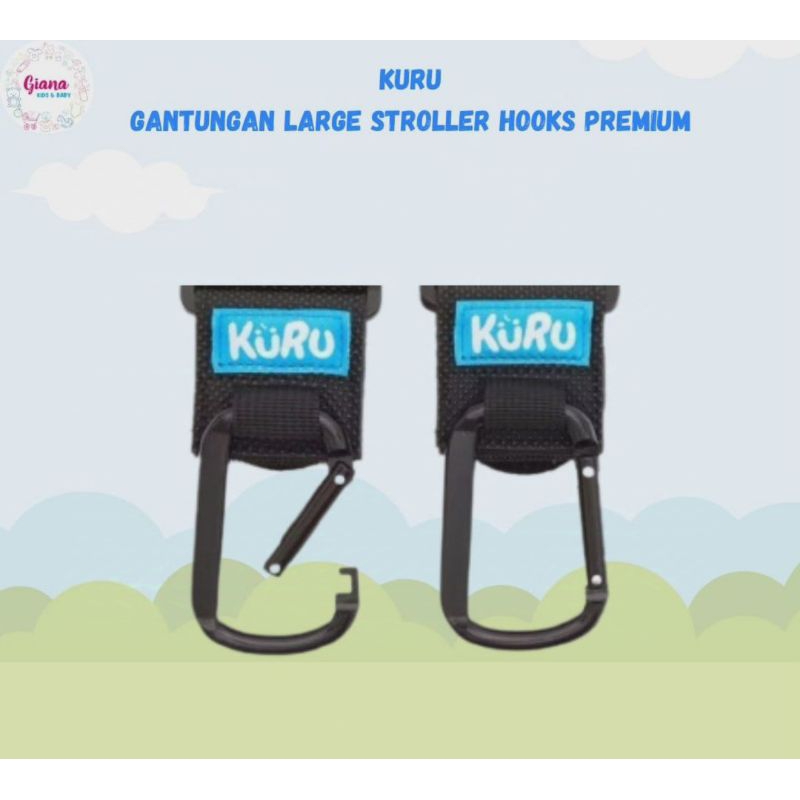Kuru - Gantungan Large Stroller Hooks Premium