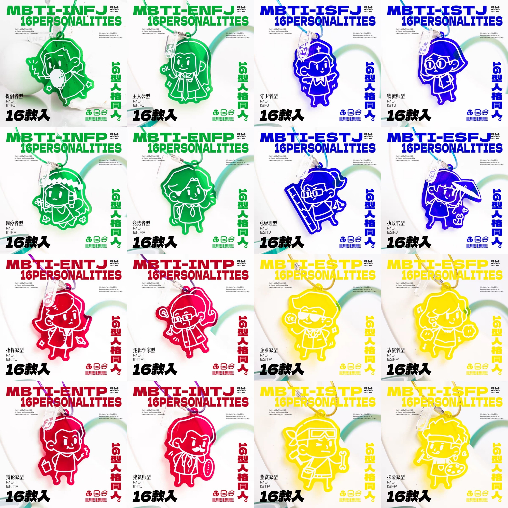 [BACA DESC‼️] KEYCHAIN MBTI BATCH 1
