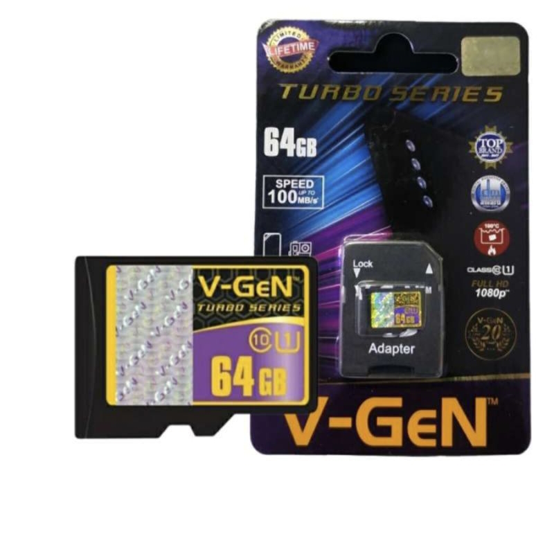 Memory v-gen 64gb class 10
