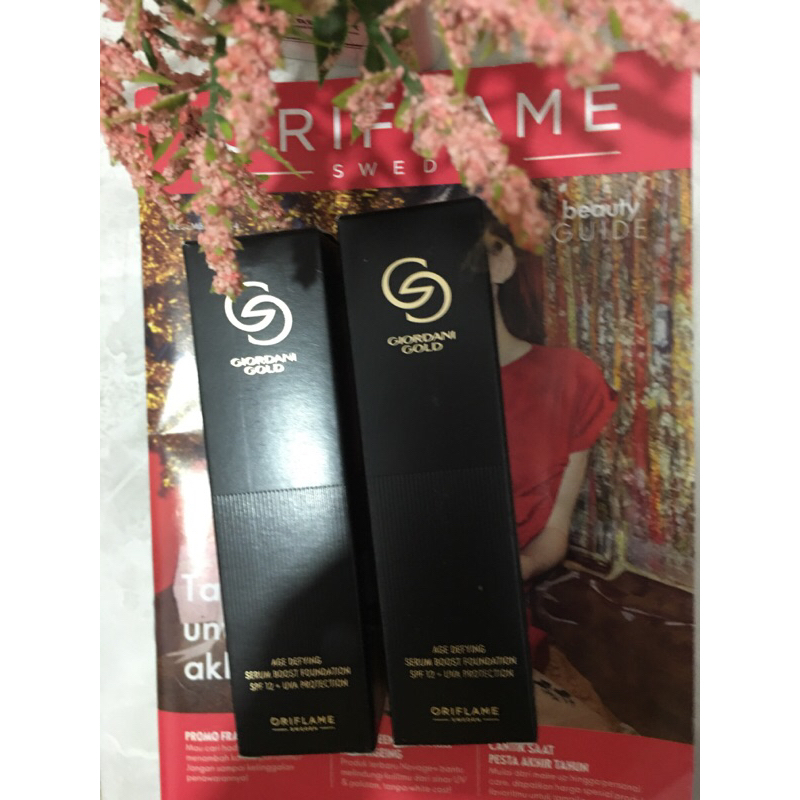 age defying serum boost foundation spf 12