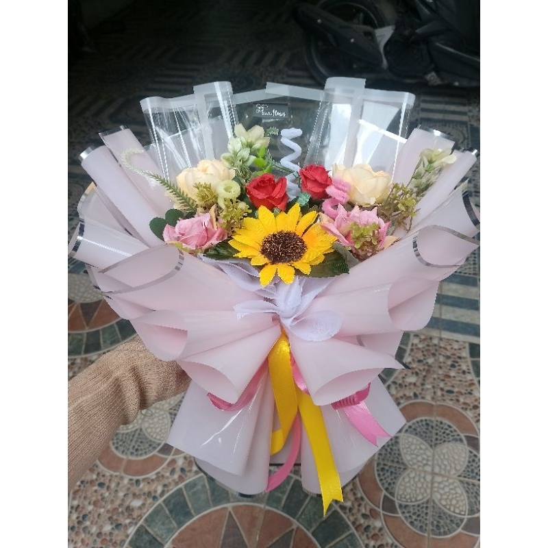 Buket Bunga Artificial / Buket Boneka Wisuda