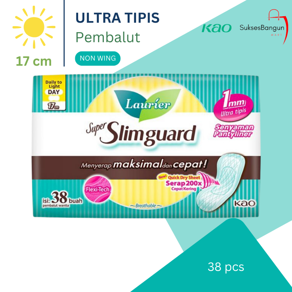 Laurier Super Slimguard 17 cm 24s