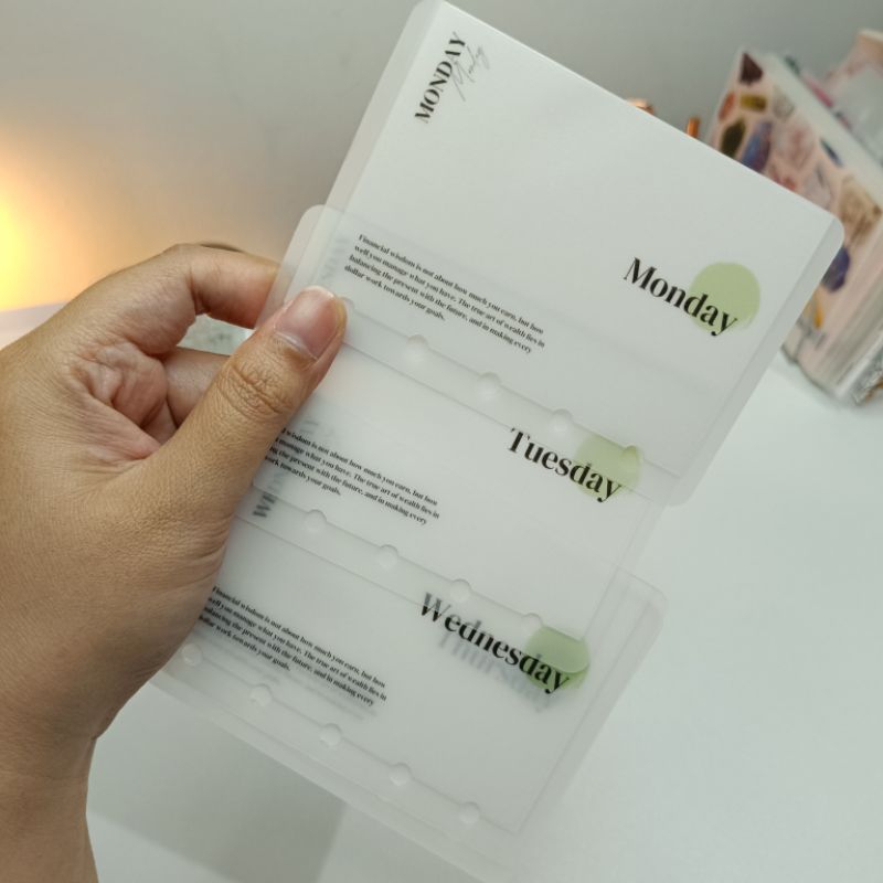 M5 (5 ring) Cash Envelope Matte Laminate