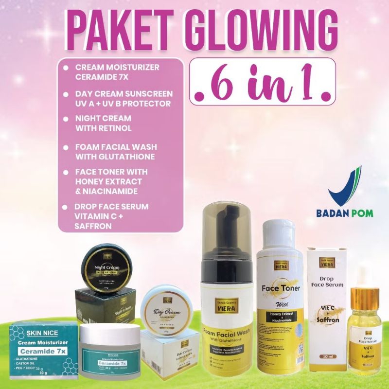 paket glowing 6in 1