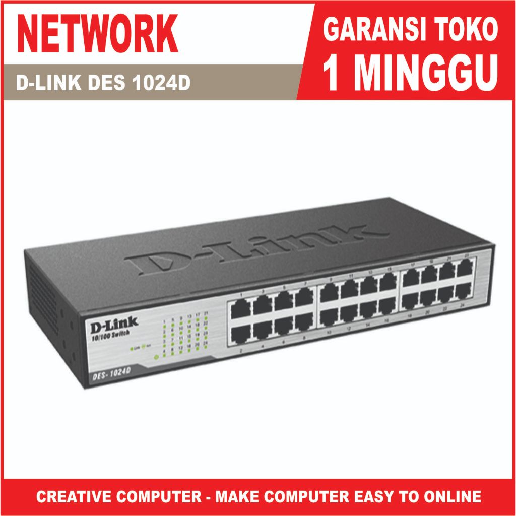 D-LINK DES 1024D 24 PORT