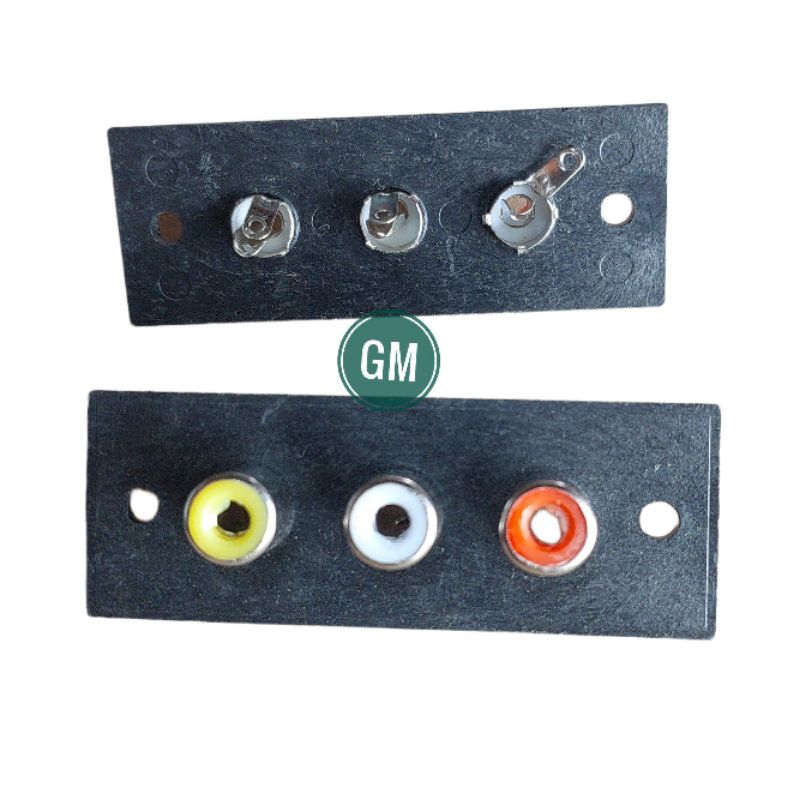 Terminal input RCA 3pin audio video