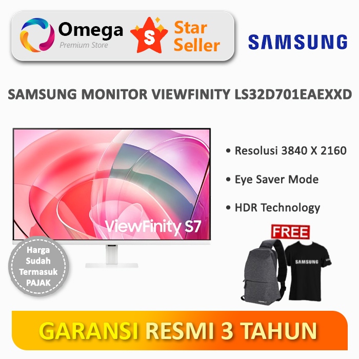 Monitor Samsung Viewfinity LS32D701EAEXXD 32"