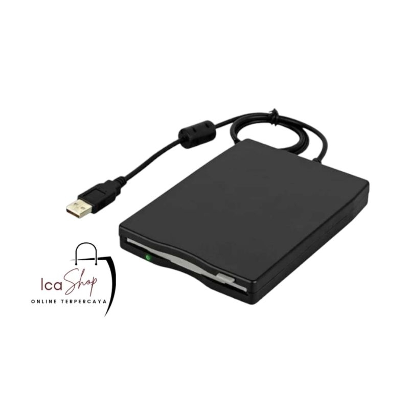 USB FLOPPY DISK DRIVE 3.5inch PORTABLE EXTERNAL PEMBACA DISKET