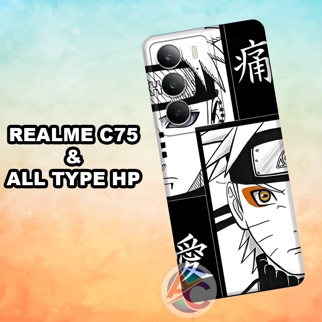 AC11/SOFTCASE PROCAMERA REALME C75 DAN ALL TYPE MOTIF NARUTO /SOFCASE /SOFT CASE/SILICON/SILIKON/PRO CAMERA