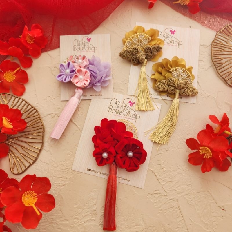 flower tassel set imlek