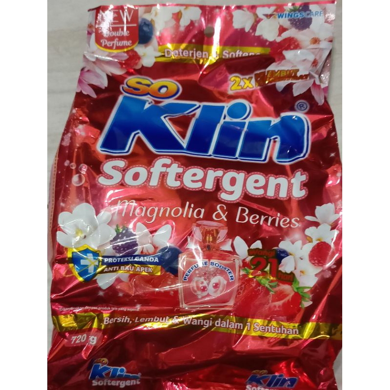 Soklin softergent bubuk 720 gram