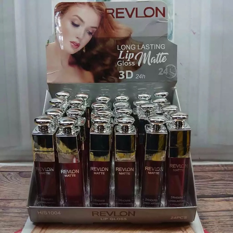 LIP GLOSS 3D TUTUP SILVER 12PCS