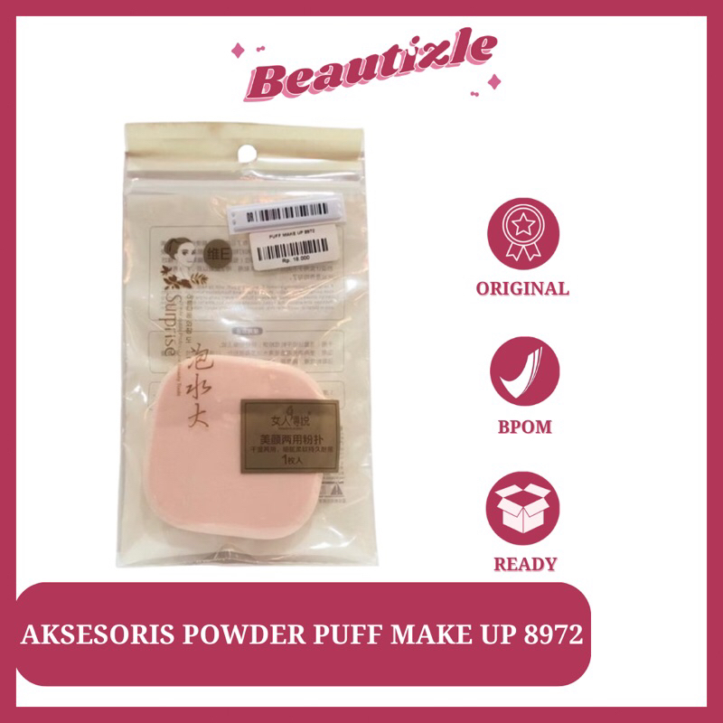 Aksesoris Powder Puff Make Up 8972