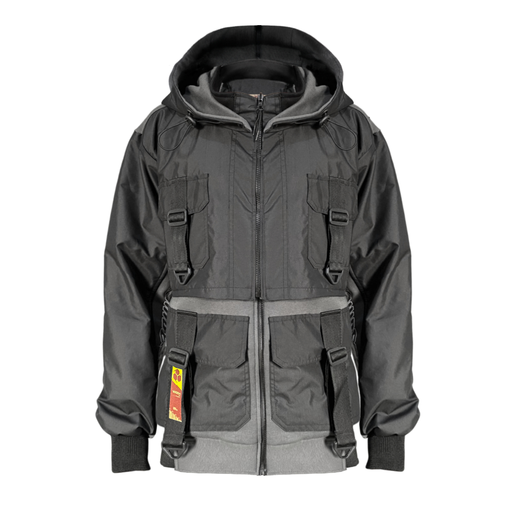 WIZH JACKET PARKA - HARV ZIPP (GRAY)