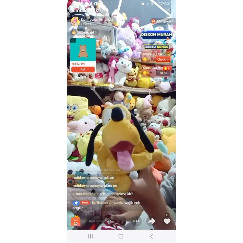 Link boneka 1 kg  + admin